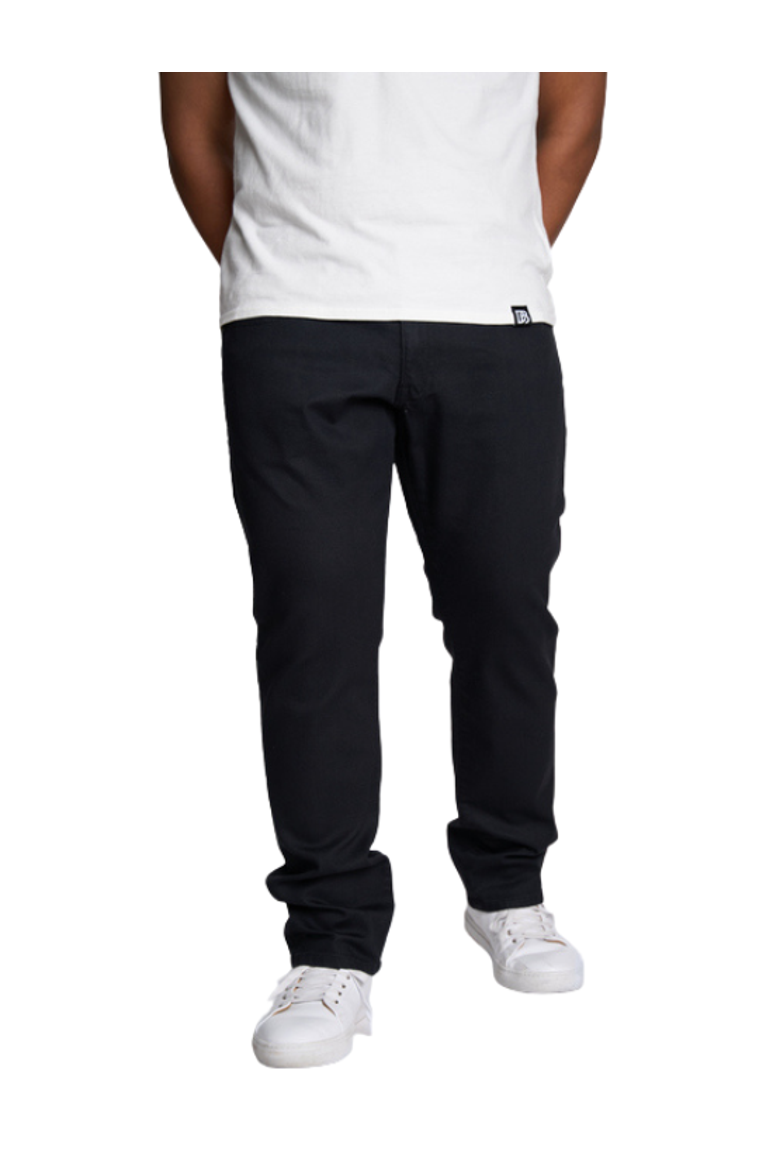 Slim-Straight, Premium Black Stretch Jeans, Alternate, color, Black