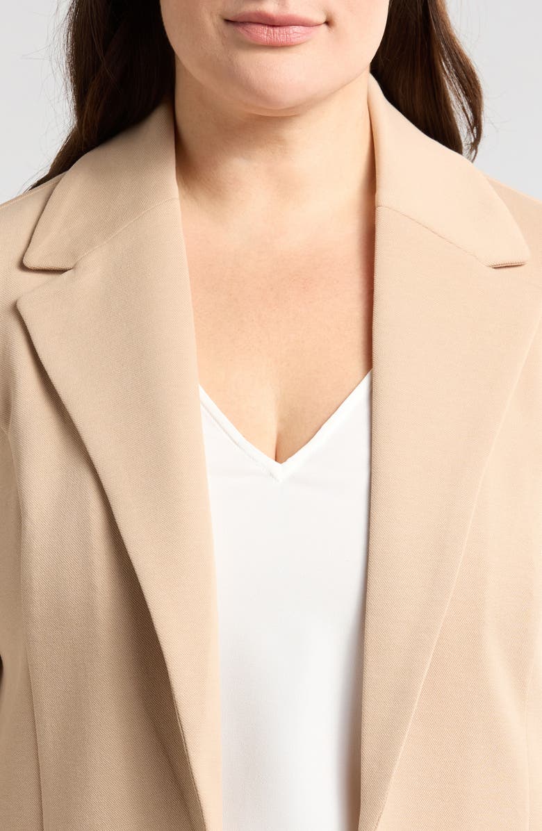 Bagatelle Open Front Jacket, Alternate, color, Taupe