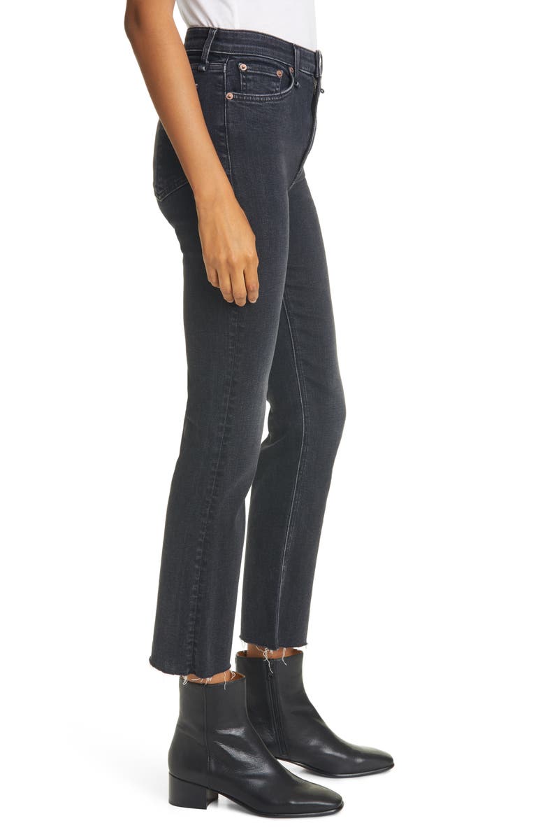 rag & bone Nina High Waist Ankle Flare Jeans, Alternate, color, Reyes