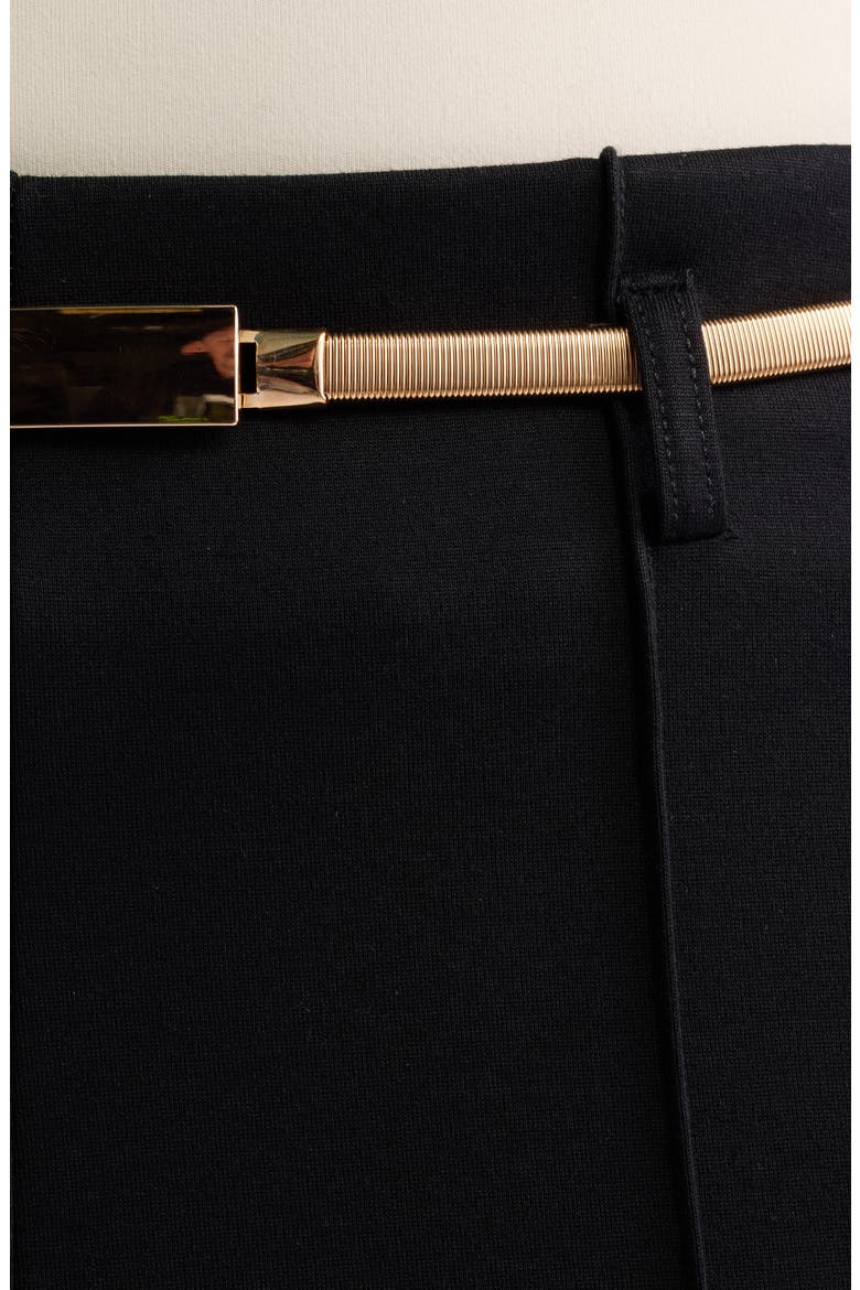Belted Hollywood Pants, Alternate, color, ANNE BLACK