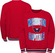 Outerstuff Youth Red Washington Capitals Classic Blueliner Pullover Sweatshirt