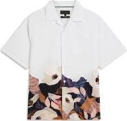 Ted Baker Moussa Floral Cotton Camp Shirt