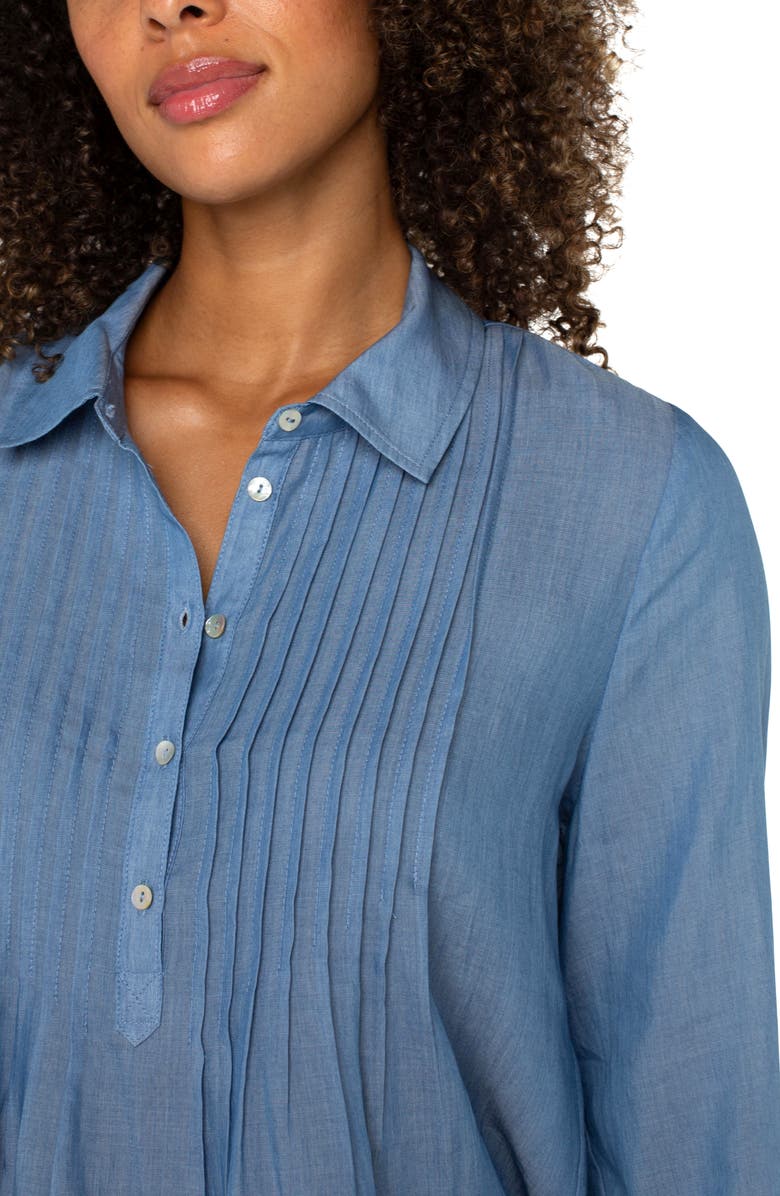 Liverpool Los Angeles Pintuck Pullover Top, Alternate, color, 