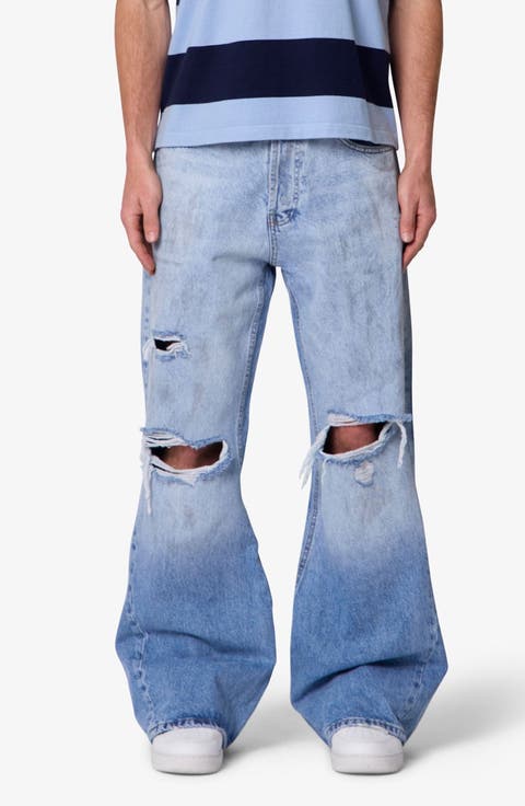 Painter Ripped Flare Leg Jeans