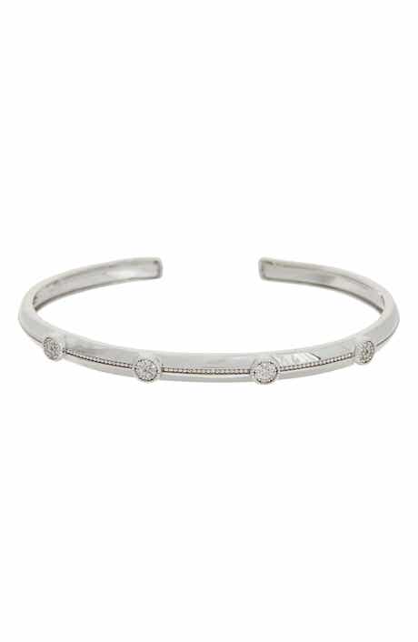 Cubic Zirconia Cuff Bracelet