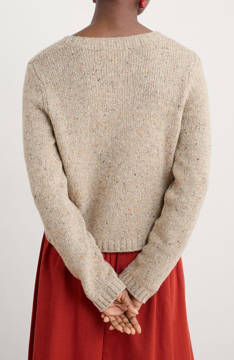 Seasalt Cornwall Dawson Pick Merino Wool Blend Cardigan, Alternate, color, Knit Melange Birch