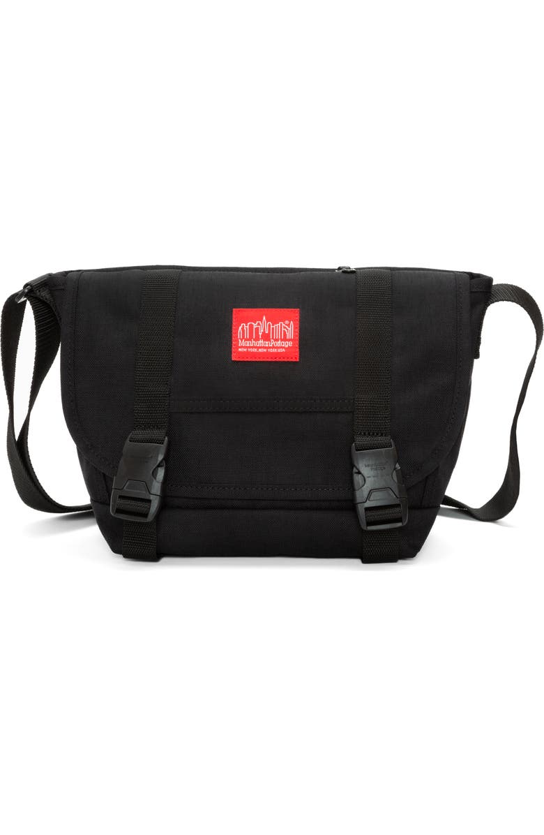 Manhattan Portage NY Messenger Bag Jr, Main, color, Black
