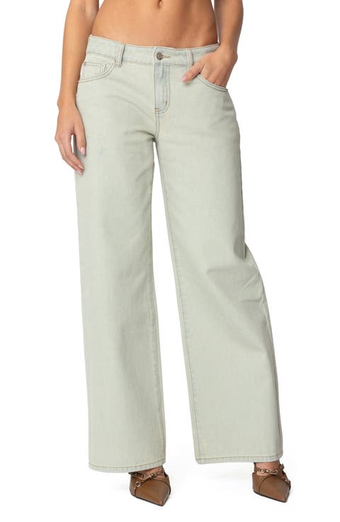 Raelynn Washed Wide Leg Jeans