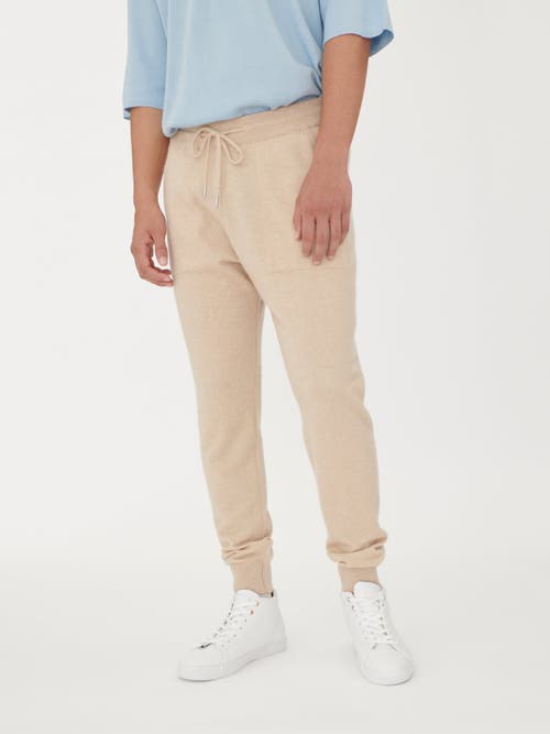 Gobi Mongolian Cashmere Cashmere  Jogger In Beige
