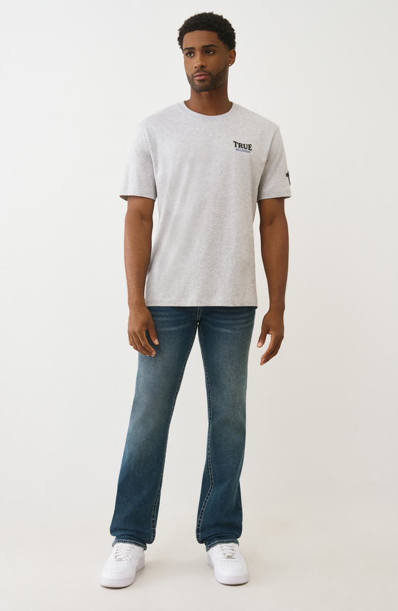 True Religion Ricky Big T Straight Leg Jeans, Alternate, color, Medium Toasted Cinnamon Wash