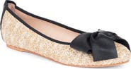 patricia green St. Tropez Bow Raffia Flat
