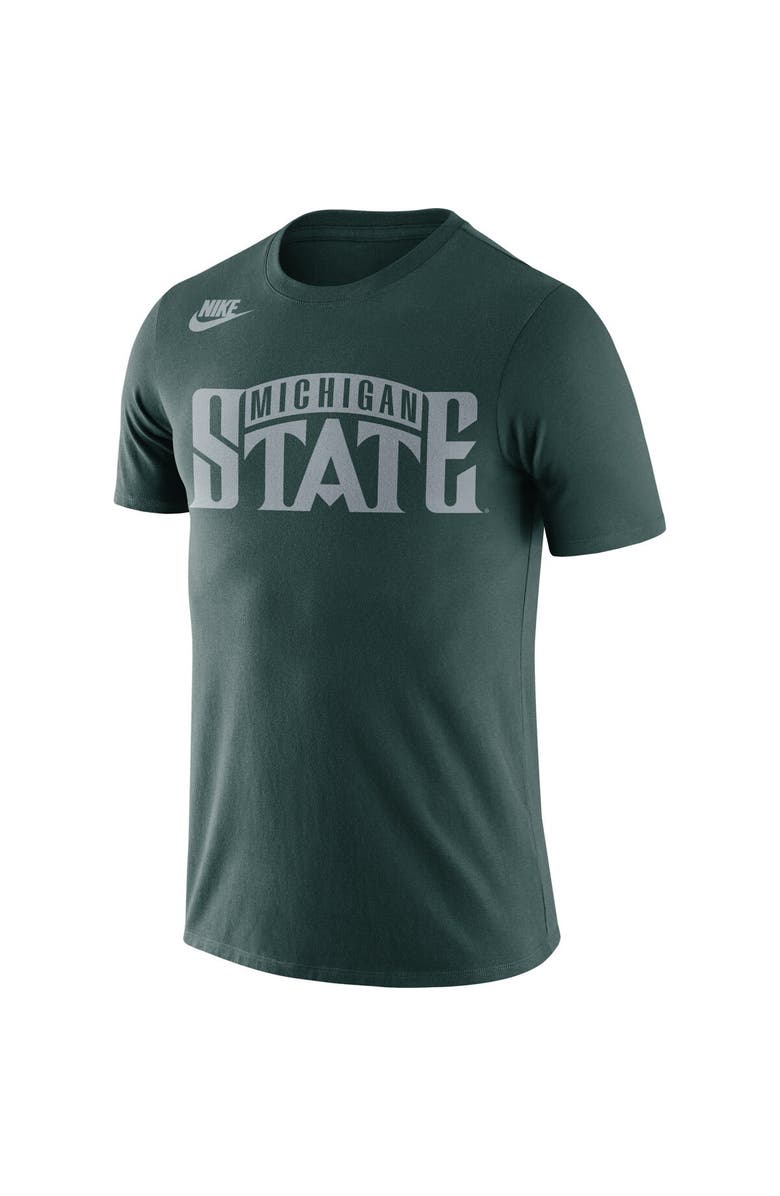 Nike Men's Nike Green Michigan State Spartans Basketball Retro 2-Hit T-Shirt, Alternate, color, 