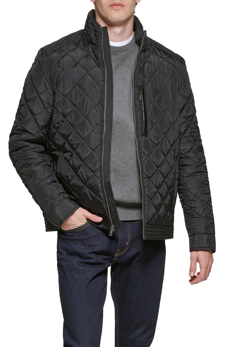 Cole Haan Signature Quilted Jacket, Alternate, color, Black