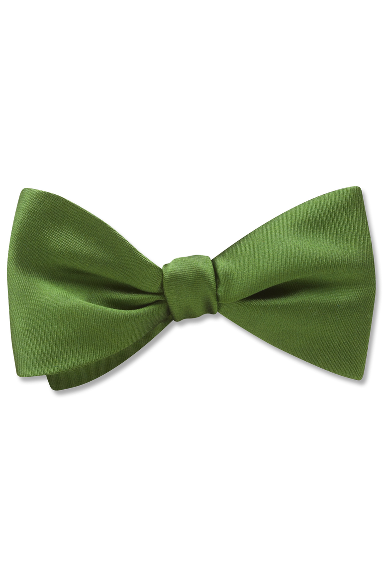 Somerville Olive Bow Tie, Main, color, Standard Self-Tie