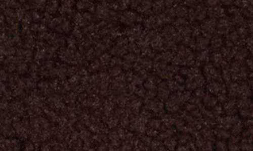 Hudson Jeans Faux Shearling Hooded Jacket In Brown