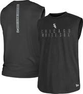 New Era Men's New Era Heather Black Chicago White Sox Team Muscle Tank Top