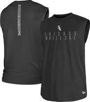 New Era Men's New Era Heather Black Chicago White Sox Team Muscle Tank Top