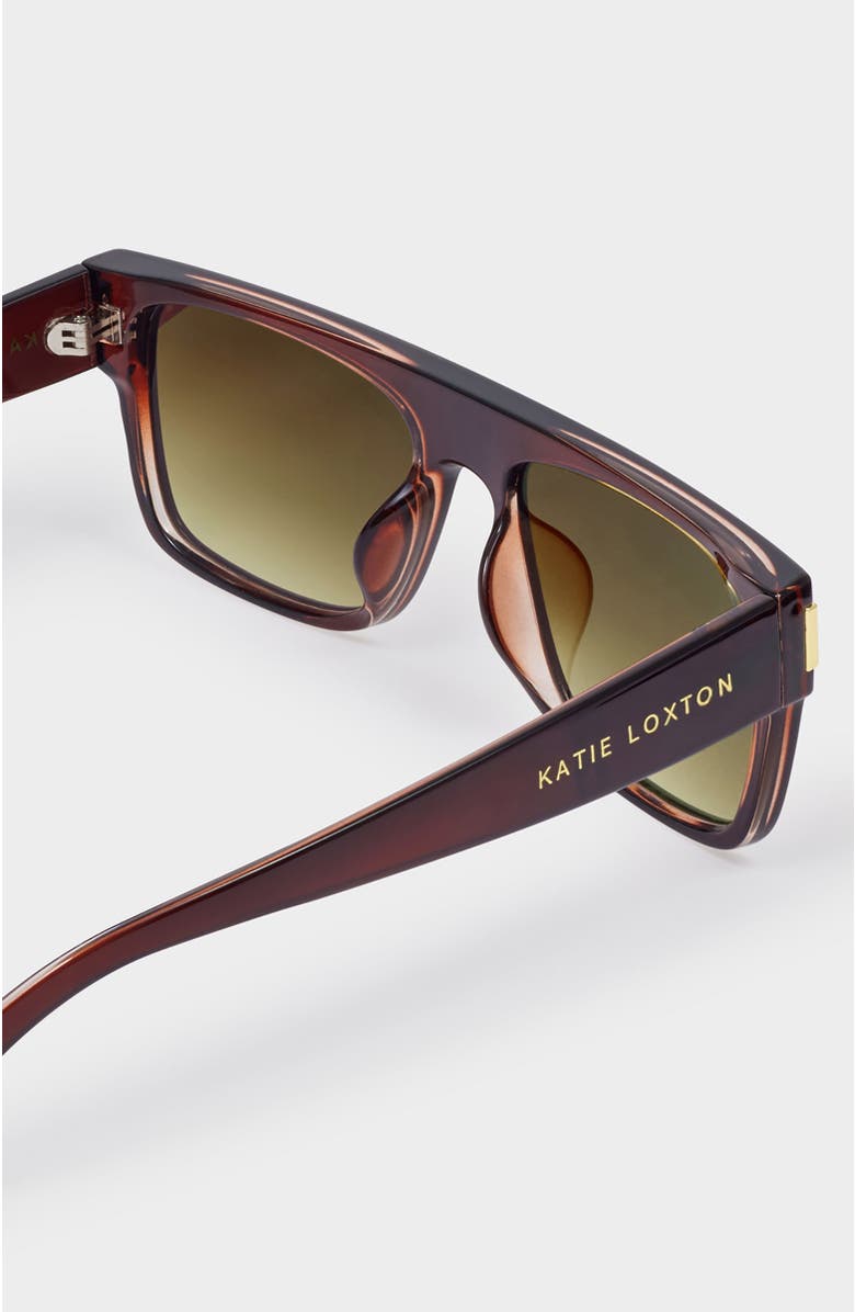 Katie Loxton Aspen Sunglasses, Alternate, color, Dark Cherry