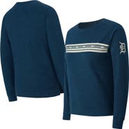 CONCEPTS SPORT Women's Concepts Sport Navy Detroit Tigers Birch French Terry Long Sleeve T-Shirt