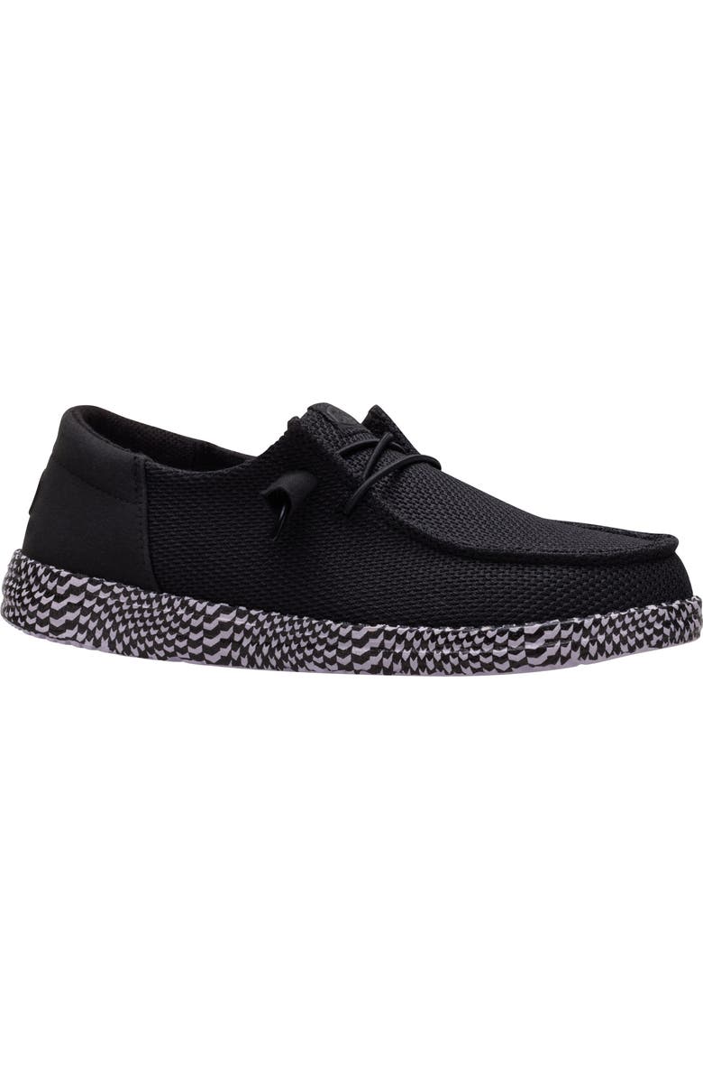 Hey Dude Wendy Funk Warped Geo Sneaker, Main, color, Black