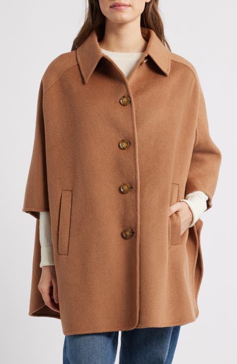 Colette Drape Wool Blend Coat