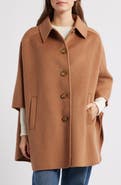 Marine Layer Colette Drape Wool Blend Coat