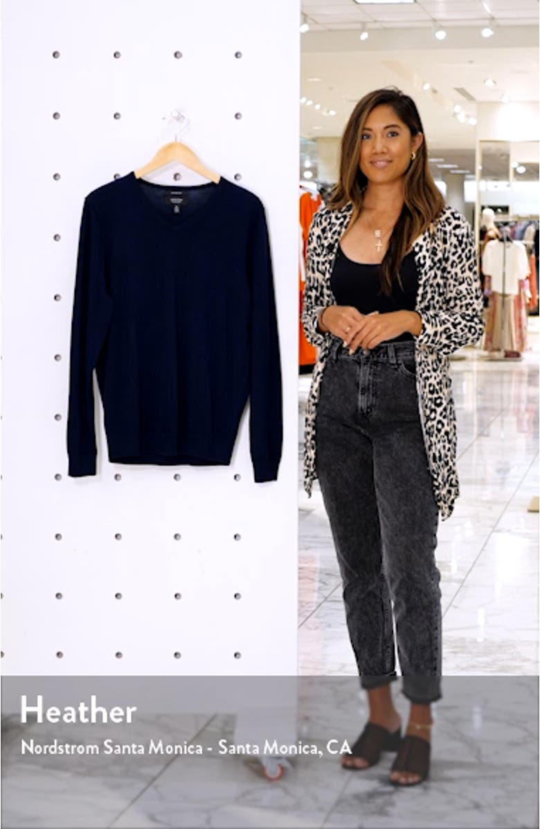 V-Neck Merino Wool Sweater, sales video thumbnail