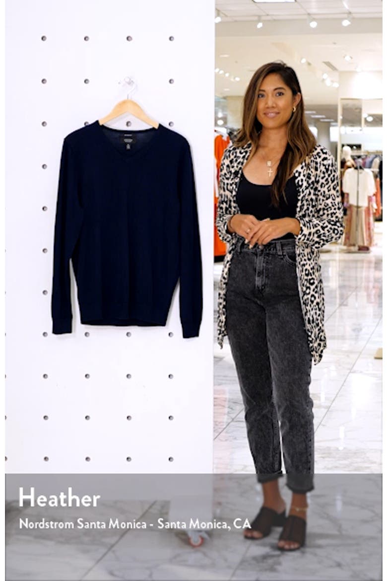 V-Neck Merino Wool Sweater video