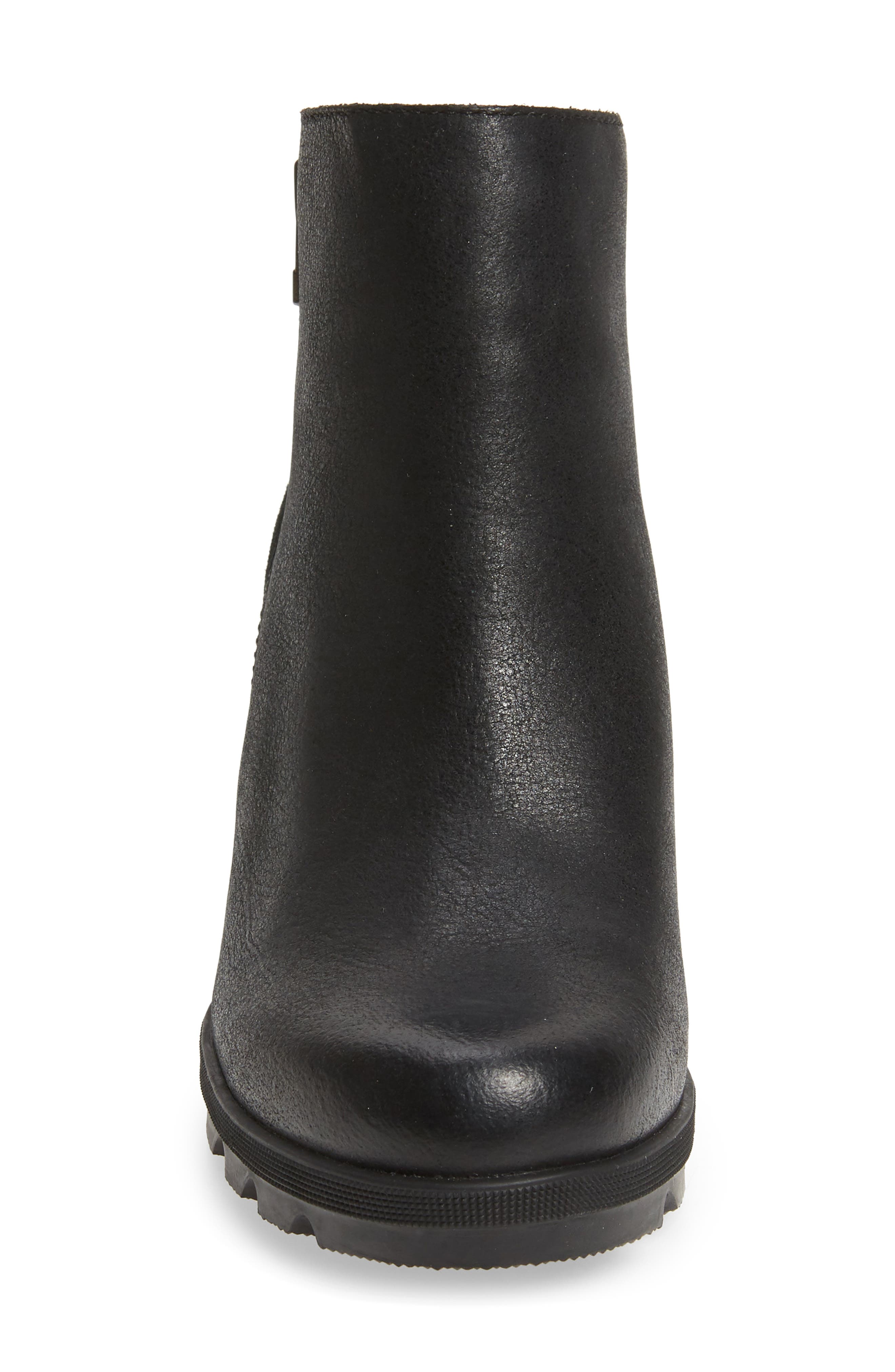 Joan of Arctic II Waterproof Wedge Boot, Alternate, color, BLACK LEATHER/ SUEDE
