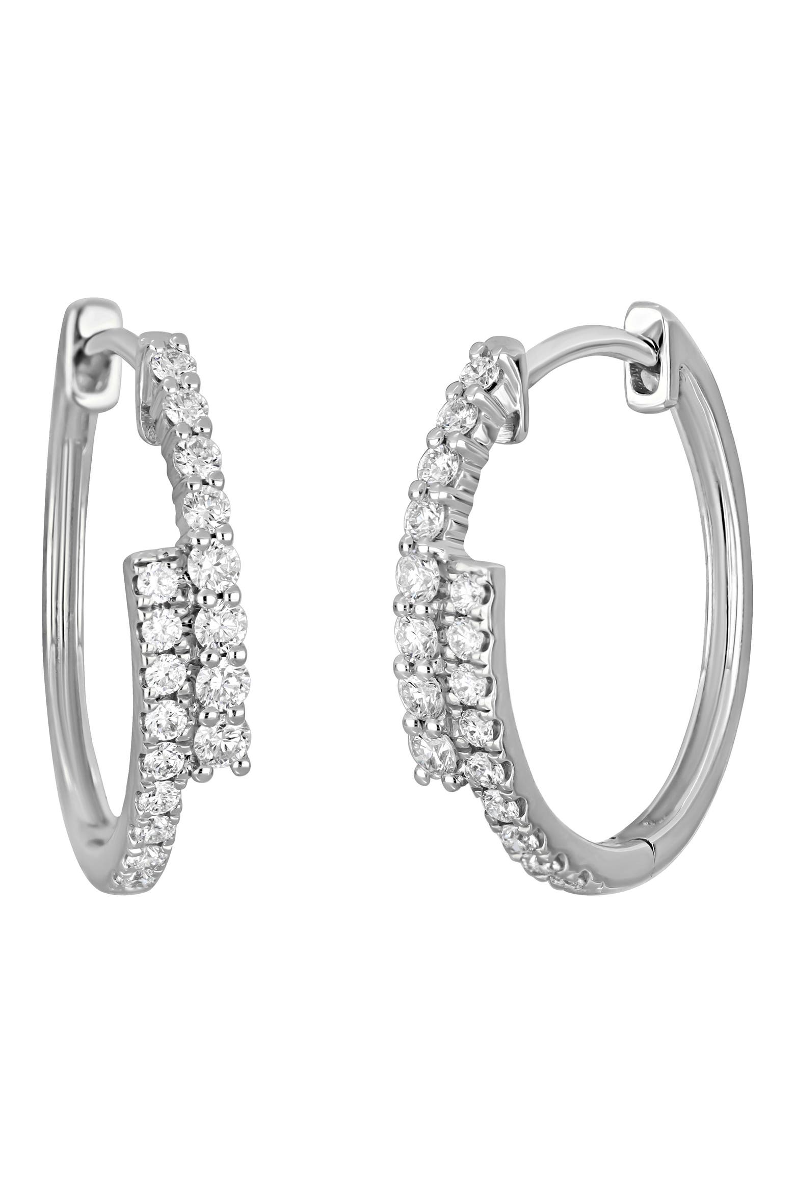 Double Line Color Bony Levy Liora Double Line Hoop Earrings (Women) | Nordstrom