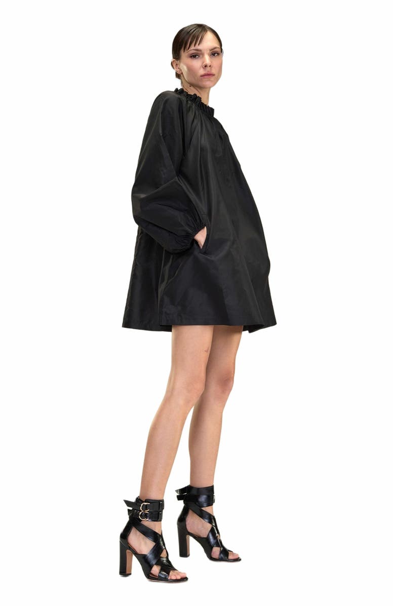 Cynthia Rowley Second Nature Silk Taffeta Dress, Alternate, color, 