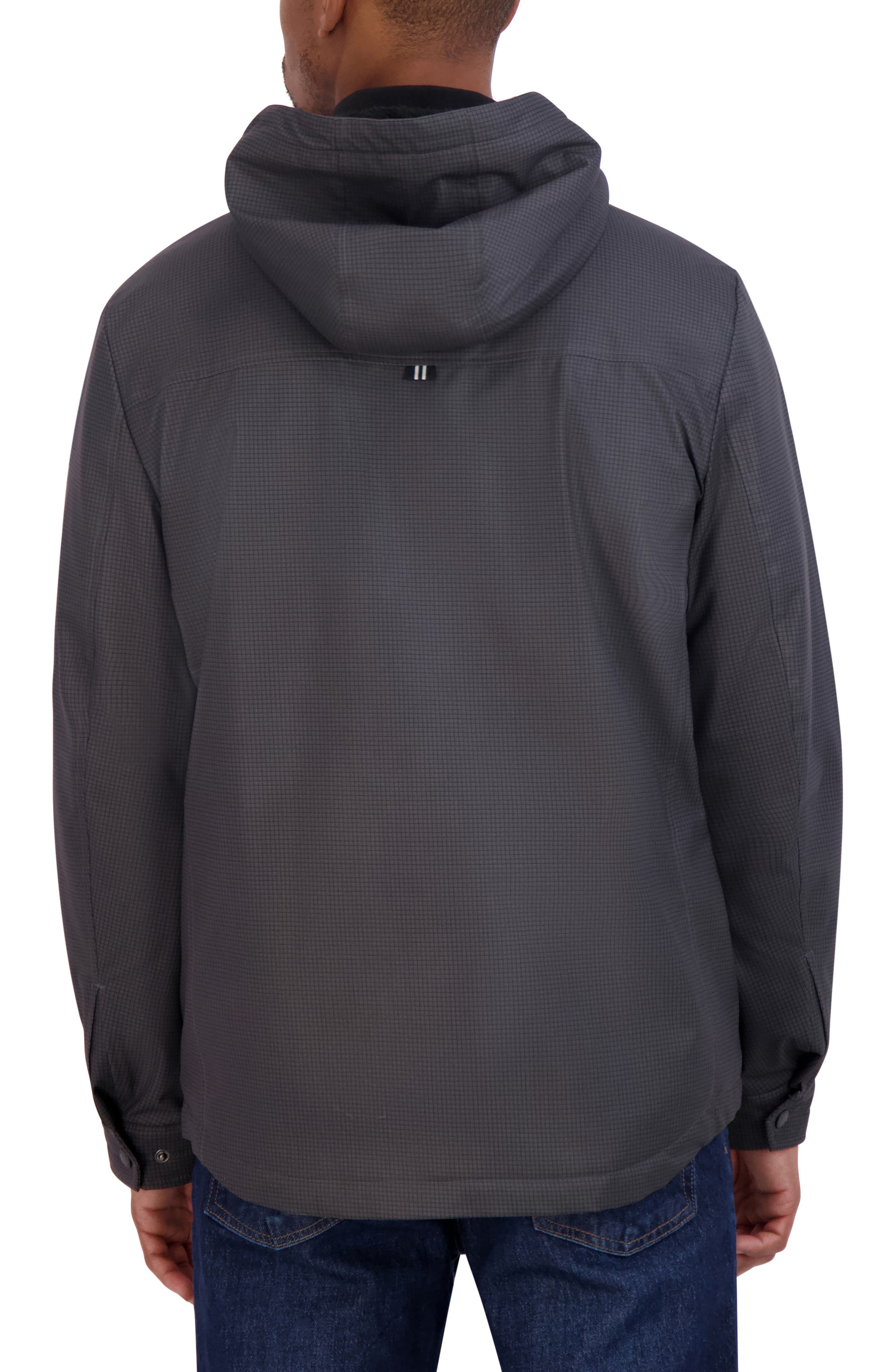 Nautica Transitional Faux Shearling Lined Water Resistant Jacket (Men ...
