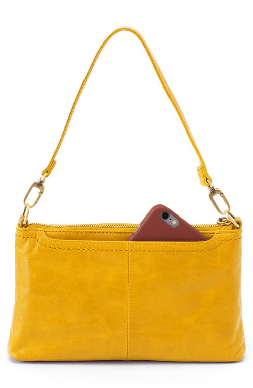 Hobo Darcy Convertible Leather Crossbody Bag In Yellow