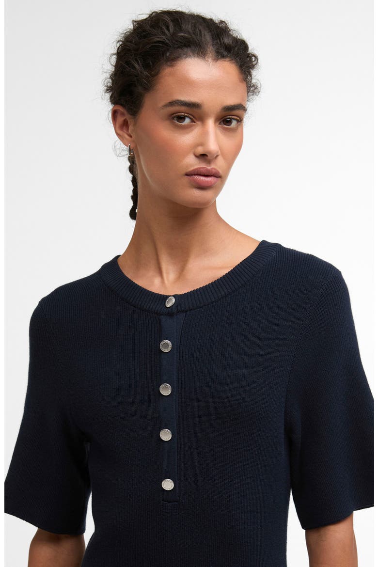 Camille Rib Knit Dress, Alternate, color, DARK NAVY