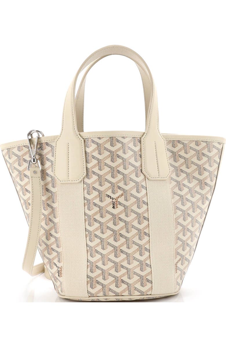 Pre-Owned Goyard Belharra Tote Coated Canvas PM, Main, color, Neutral