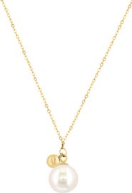 EFFY Ball & Freshwater Pearl Pendant Necklace