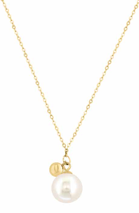 EFFY Ball & Freshwater Pearl Pendant Necklace