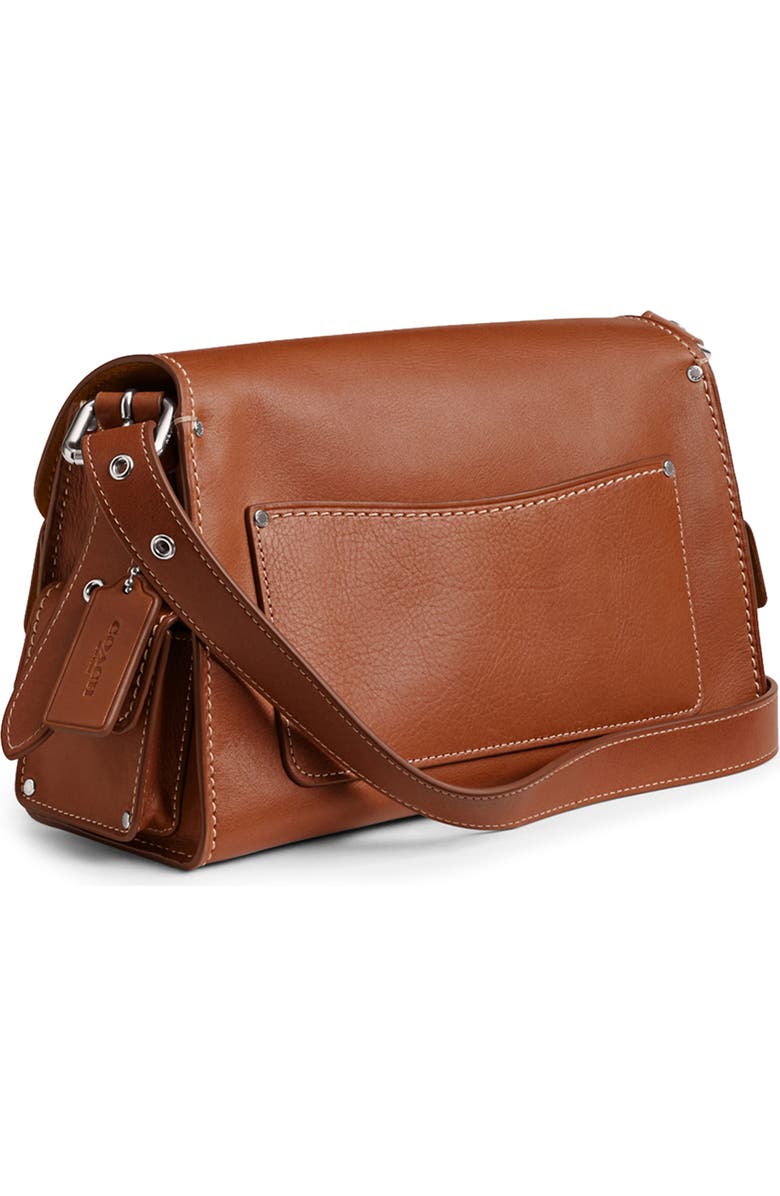COACH Western Tabby Soft Cargo Leather Shoulder Bag, Alternate, color, Lh/Burnished Amber