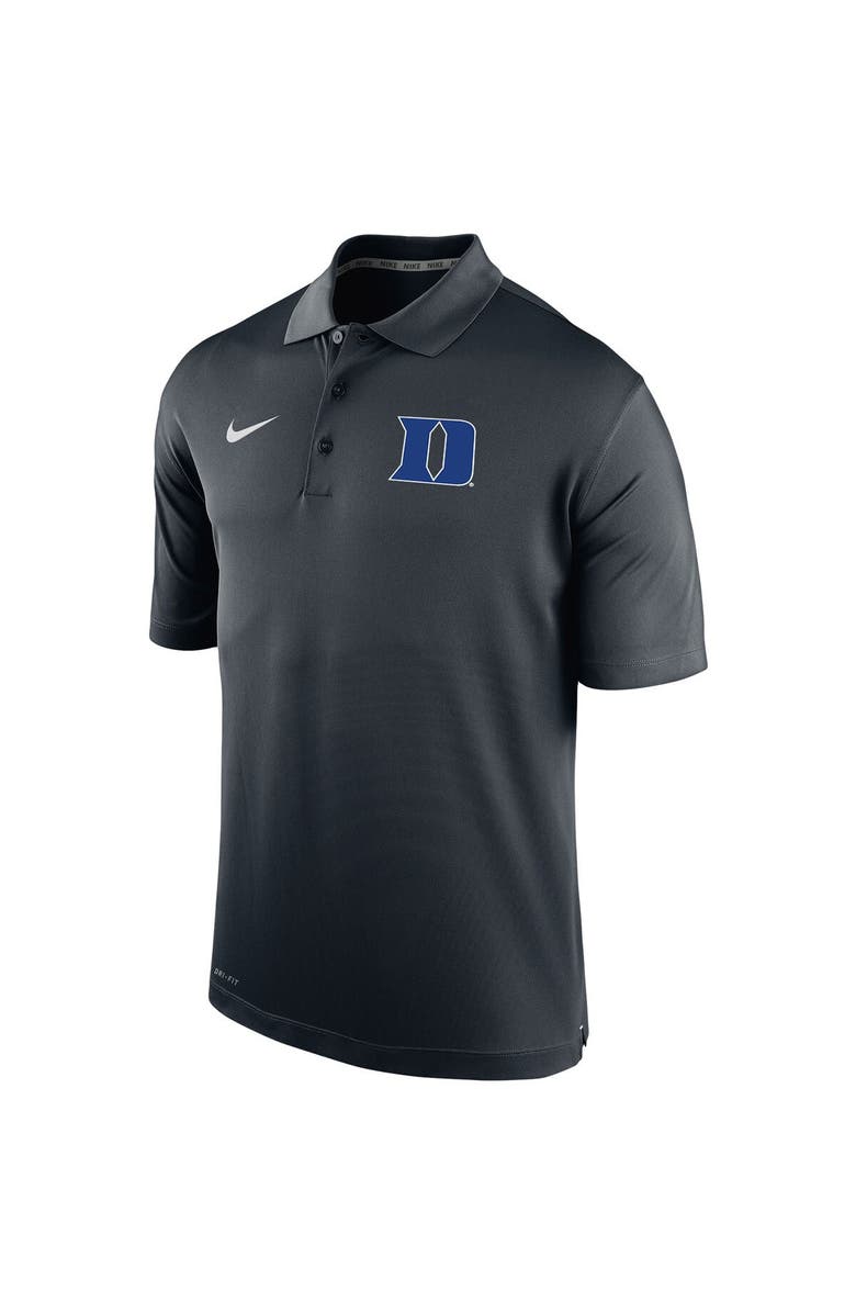 Nike Men's Nike Black Duke Blue Devils Big & Tall Primary Logo Varsity Performance Polo, Alternate, color, 