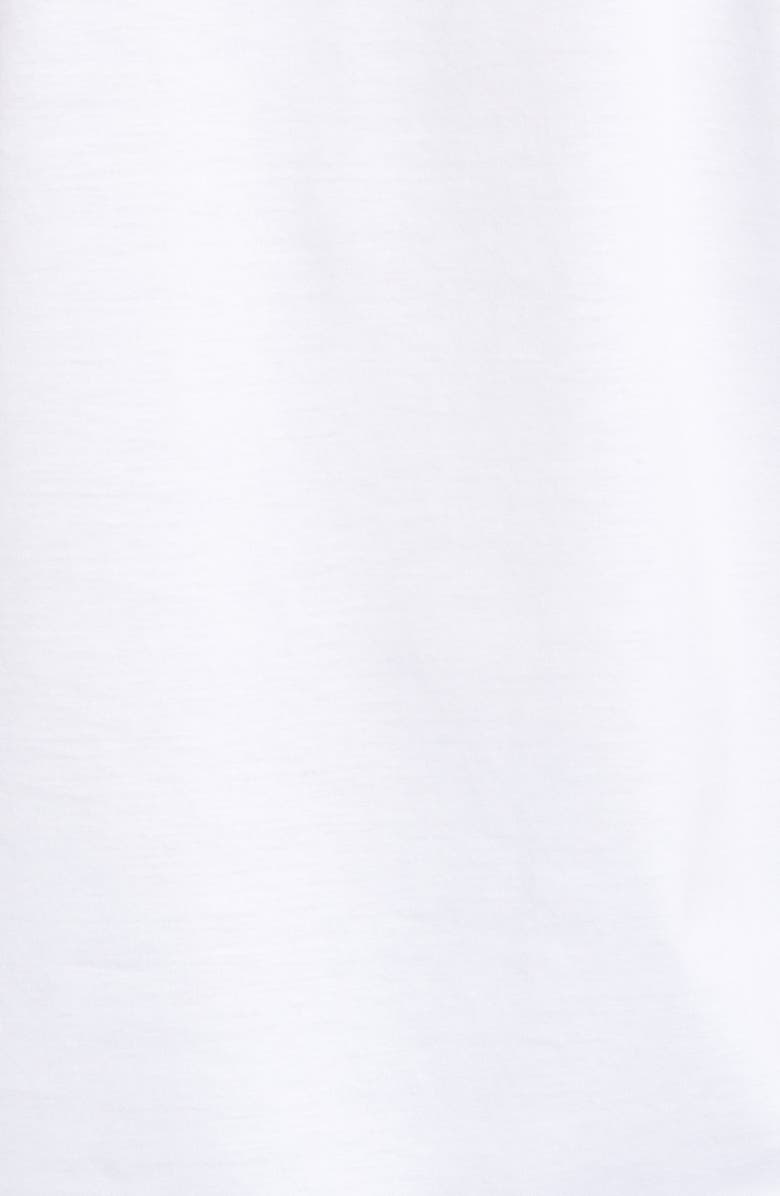 BOSS Tessler Slim Fit White Cotton T-Shirt, Alternate, color,