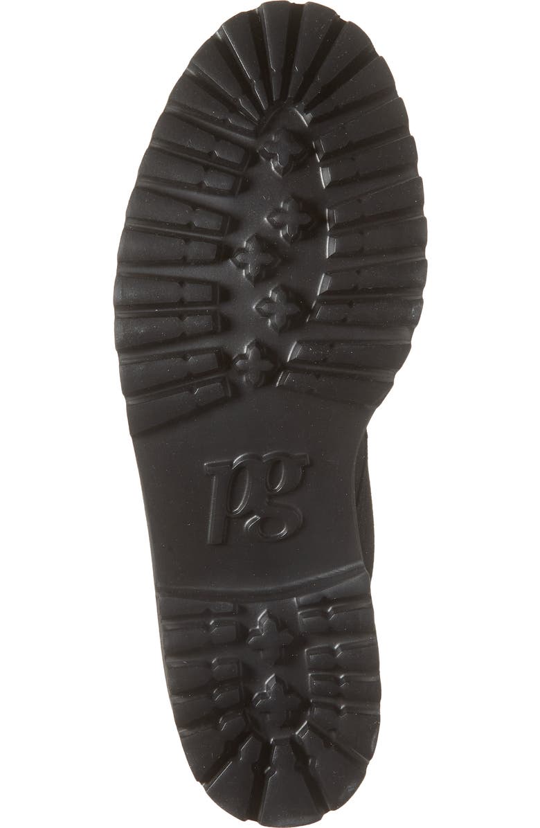 Paul Green Duke Leather Lace-Up Boot, Alternate, color, Black Sahara Leopard Combo