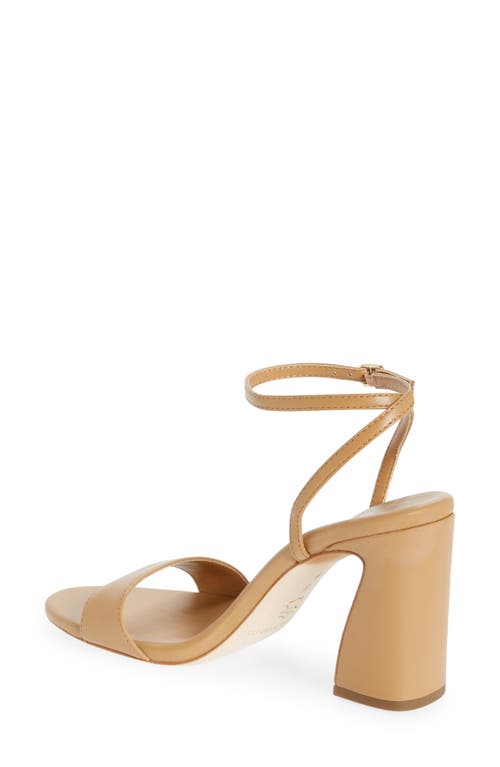Loeffler Randall Malia Curved Heel With Ankle Strap In Brown In Brown