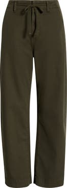 PAIGE Arellia Drawstring High Waist Barrel Trouser Jeans