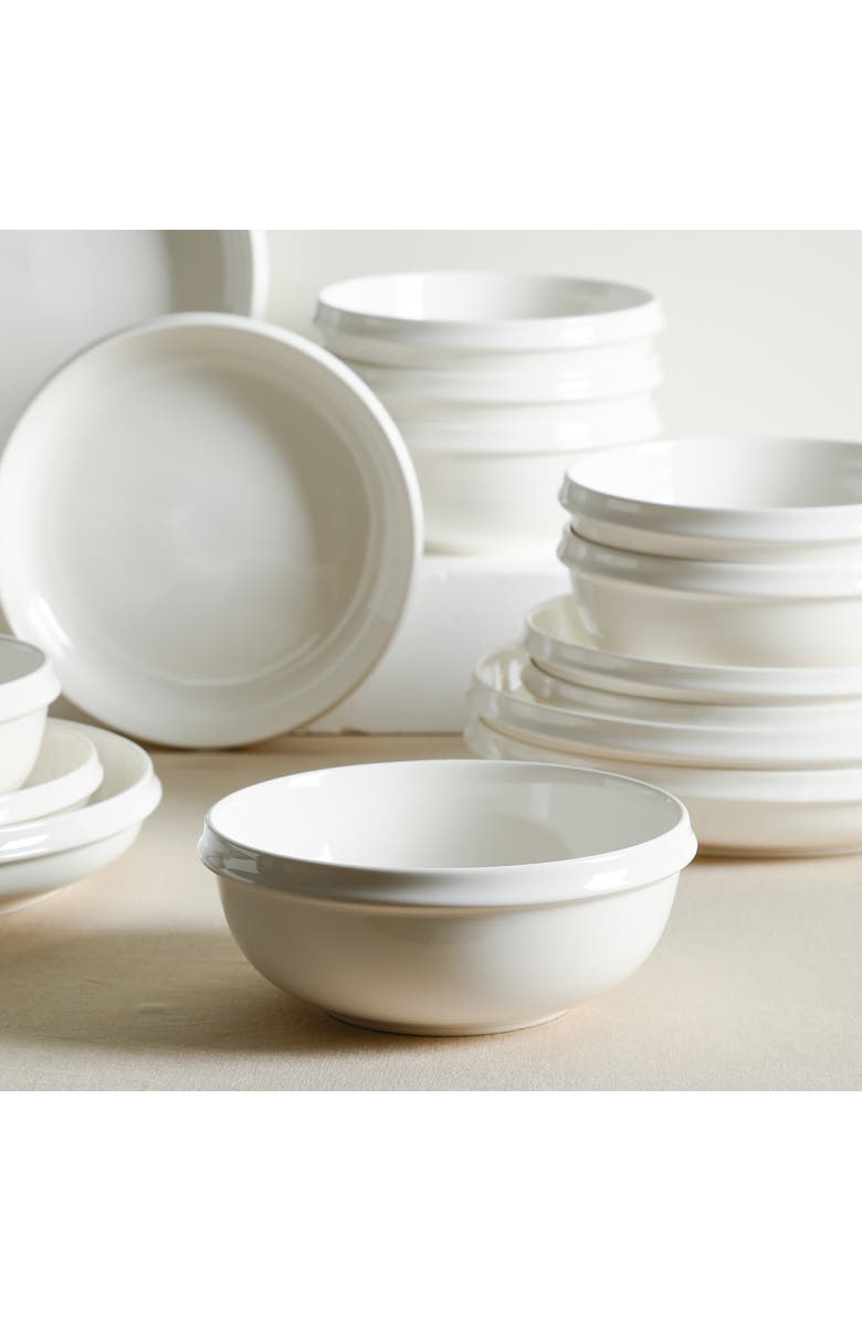 Stone Lain Verso Porcelain 4-Piece Bowl Set, Alternate, color, White