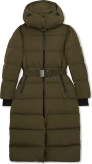 Reiss Colette Quilted Longline Puffer Jacket