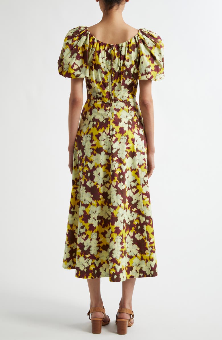 Ulla Johnson Imara Poplin A-Line Dress, Alternate, color, Acacia