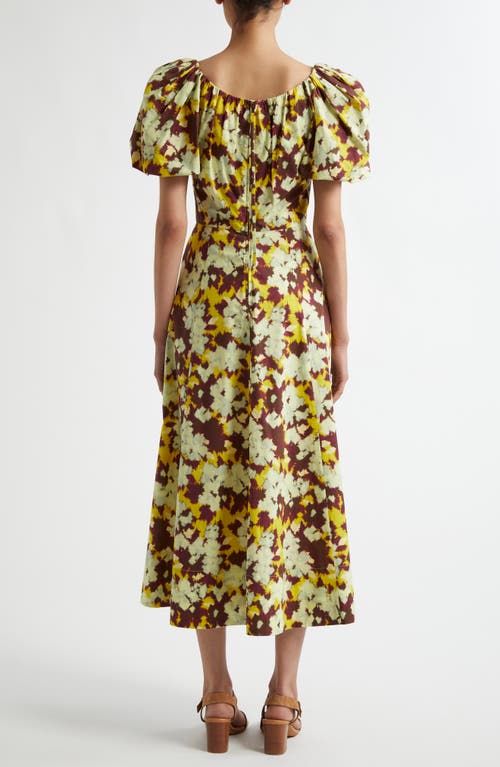 Ulla Johnson Imara Poplin A-line Dress In Acacia