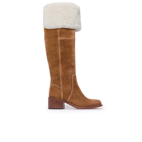 Brix Shearling Over The Knee Boot