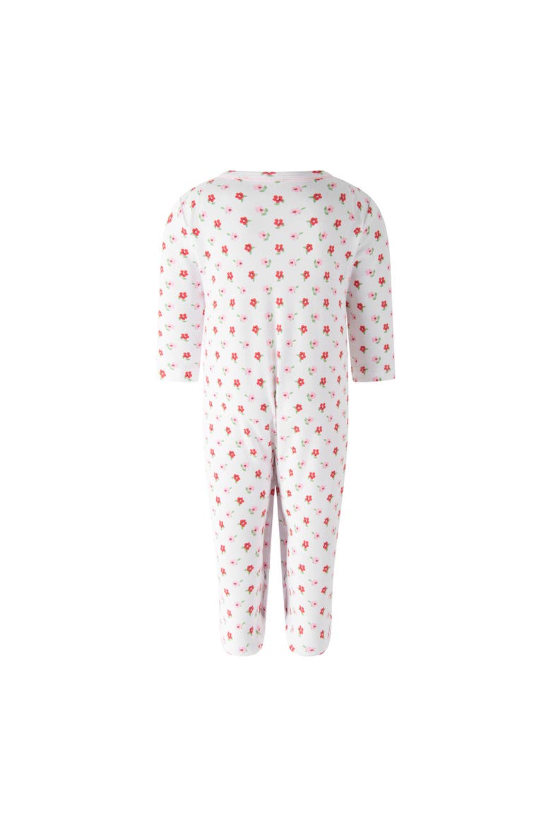 Pima Petal Footie, Alternate, color, Pink