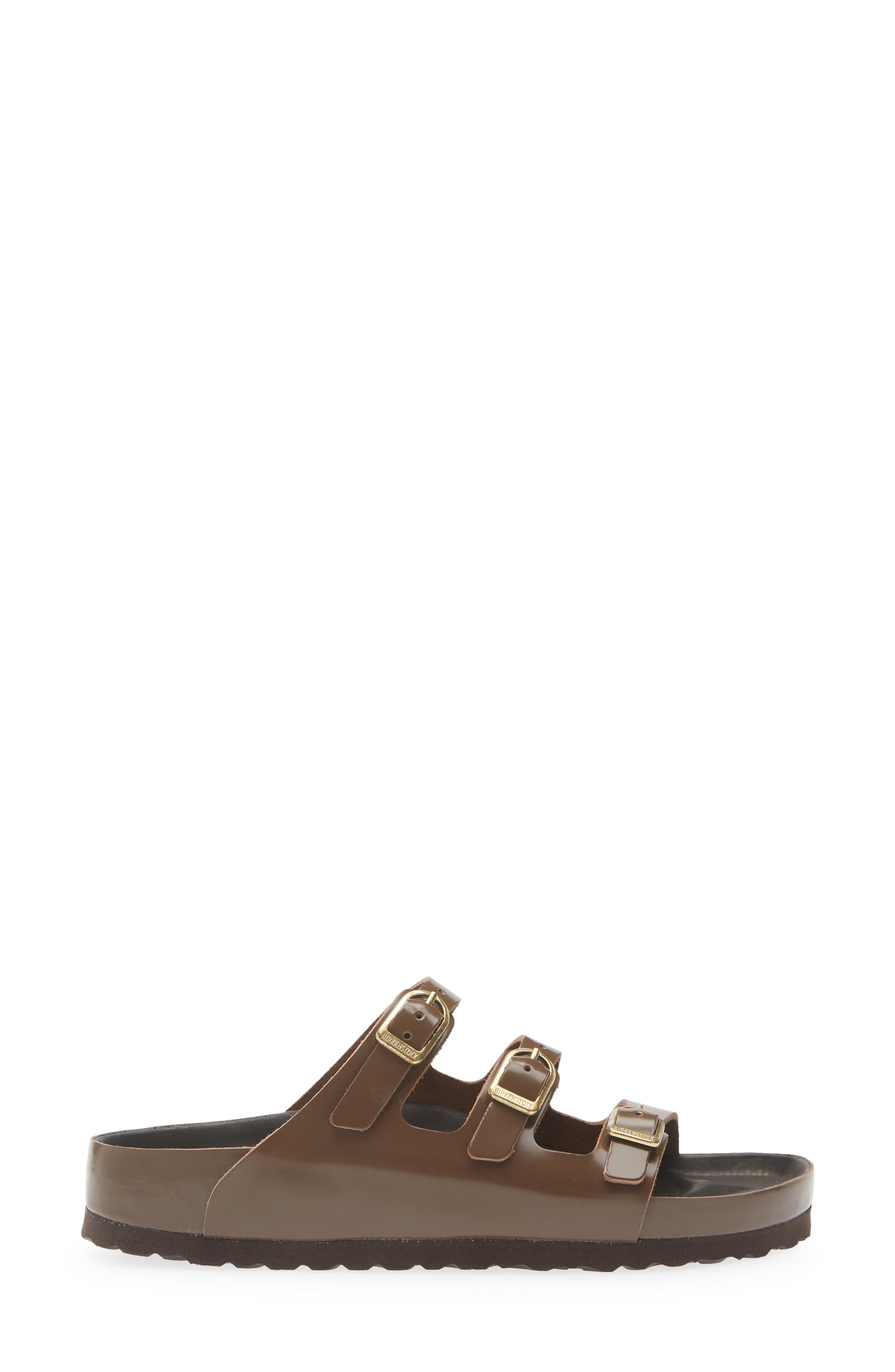 Birkenstock Florida Sandal, Alternate, color, Carafe High Shine
